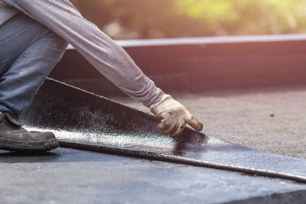 Professional Emergency Waterproofing technician working in Junction City, KY